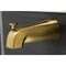 Kingston Brass KB247PL Tub and Shower Faucet, Brushed Brass KB247PL - alternate 4